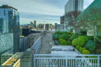 Rooftop deck