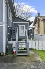 Rear Entrance for Private Entry