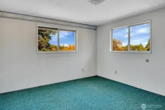 Bedroom #3 (Upstairs) with great territorial view.