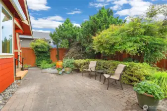 Nice patio space