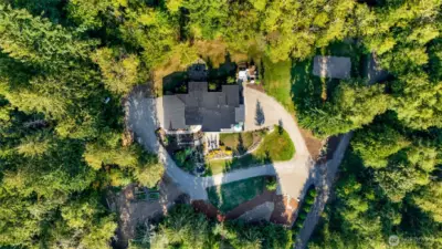 Overhead shot