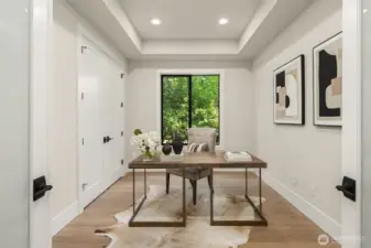 Dedicated den and dining room