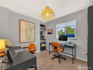 Bedroom #3. Currently being used as an office