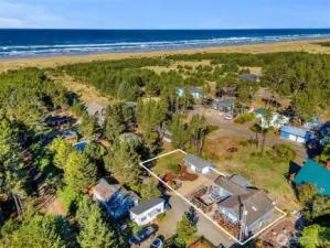 Just a short walk to the beach on a deeded access.
