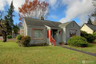 Charming 3 bedroom bungalow on a corner lot across the street from Hillcrest Park.