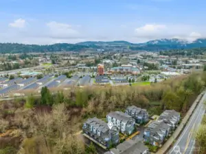 Convenient location with easy access to shopping, dining, and major commuter routes