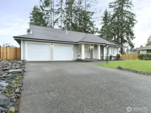 RV Parking NO HOA  TWO car garage large and extra storage area with Ladder. New Roof. Landscaped front yard.