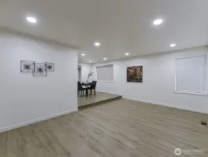 Front Living area. Spacious floor plan. Recessed lighting. New window Blinds.