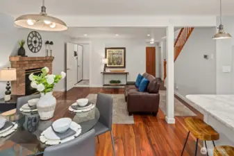 Dining Are and Family Room