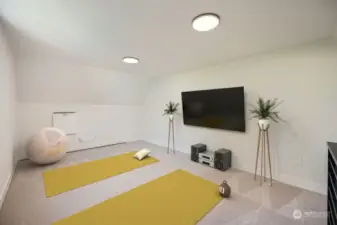 Bonus Room Could Be a Home Gym