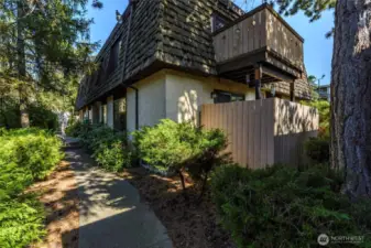 View of unit from back