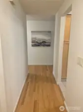Entry Hallway. Hardwood floors