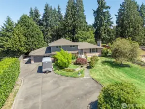 Nicely set on the lot-1.61 acres!