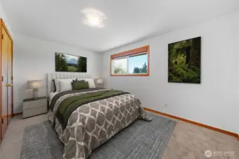 One of 3 bedrooms~