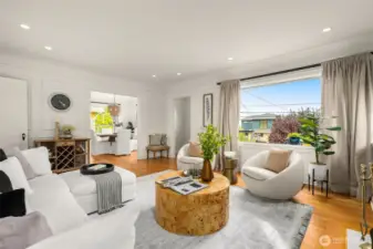 East facing with stunning views
