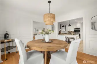 You will love the wainscoting!