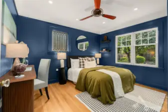 Generously sized bedroom on main level