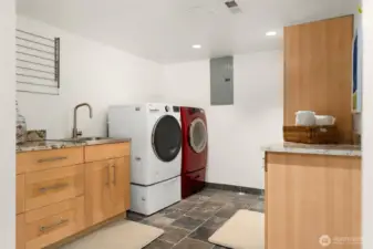 HUGE laundry room!