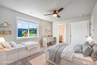 one of the bedrooms adjacent to bathroom