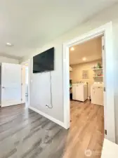 Laundry/walk in closet off primary!