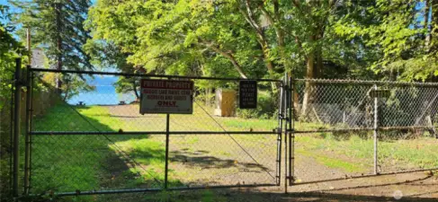 Gated Access to Hood Canal as part of the Maggie Lake Community property