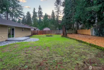 Space for pets, play, and summer BBQs