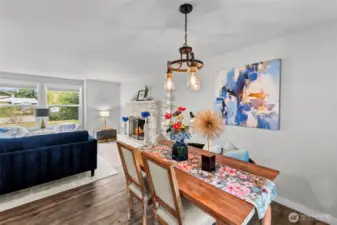 Attached dining room