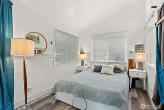 1 of two beds. Multiple other sleeping areas too.