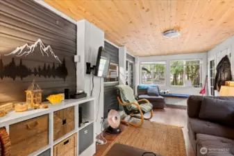 As you enter the front door you will find the living room addition. It's spacious but feels cozy at the same time.