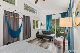 The enclosed Gazebo is built to enjoy the greenspace throughout all seasons.