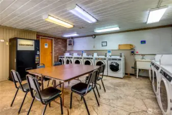 Laundry room.