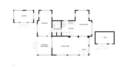 Floor plan, approximate, not to scale, for illustrative purposes only.