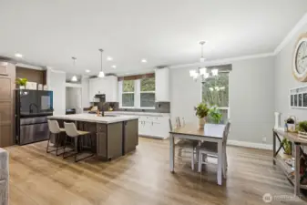 Beautiful chef-inspired kitchen designed to be the heart of the home.