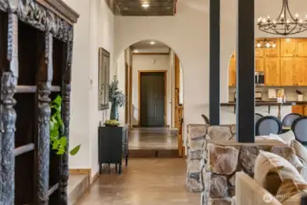 European details upscale this home