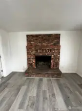 Living room with Fireplace