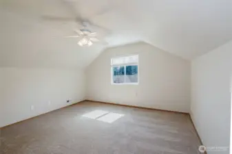 The is a very spacious bedroom, you will love it.