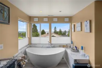 Beautiful custom bath tub.