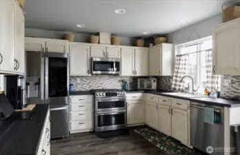 Room for all your kitchenware and plenty of prep space, too!
