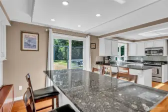 Large in kitchen eating space