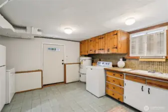 Additional kitchen on lower level, just needs appliances and could create air bnb? or rental? Buyer to verify