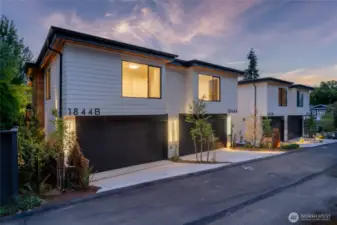 Alleyway access to your 2-Car Garage