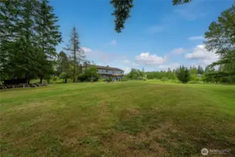 RV hook-ups around the property provide easy access to power and water.