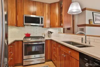 Cherry cabinets