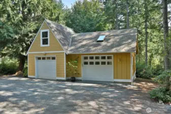 Two car garage and shop