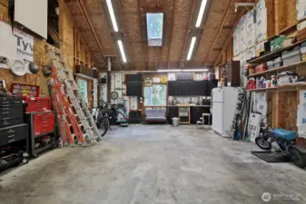 This is just one of the two garage bays