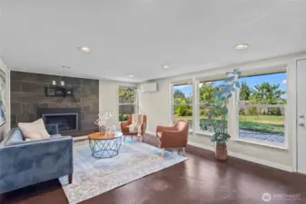 Lower level family room
