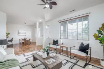 Living Room Looking To Dining Room