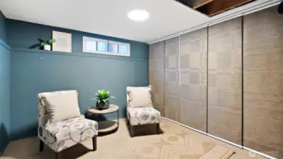 Yes, there’s more! This spacious bonus room downstairs opens the door to endless possibilities. Whether you envision a cozy media room, a creative hobby space, a workout zone, or something totally different, it’s the perfect spot to make your vision come to life.