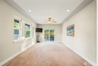 Primary bedroom on the main