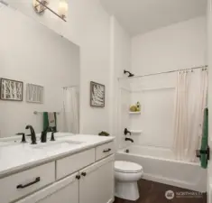 Secondary bathroom